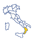 Basilicata & Calabria Map
